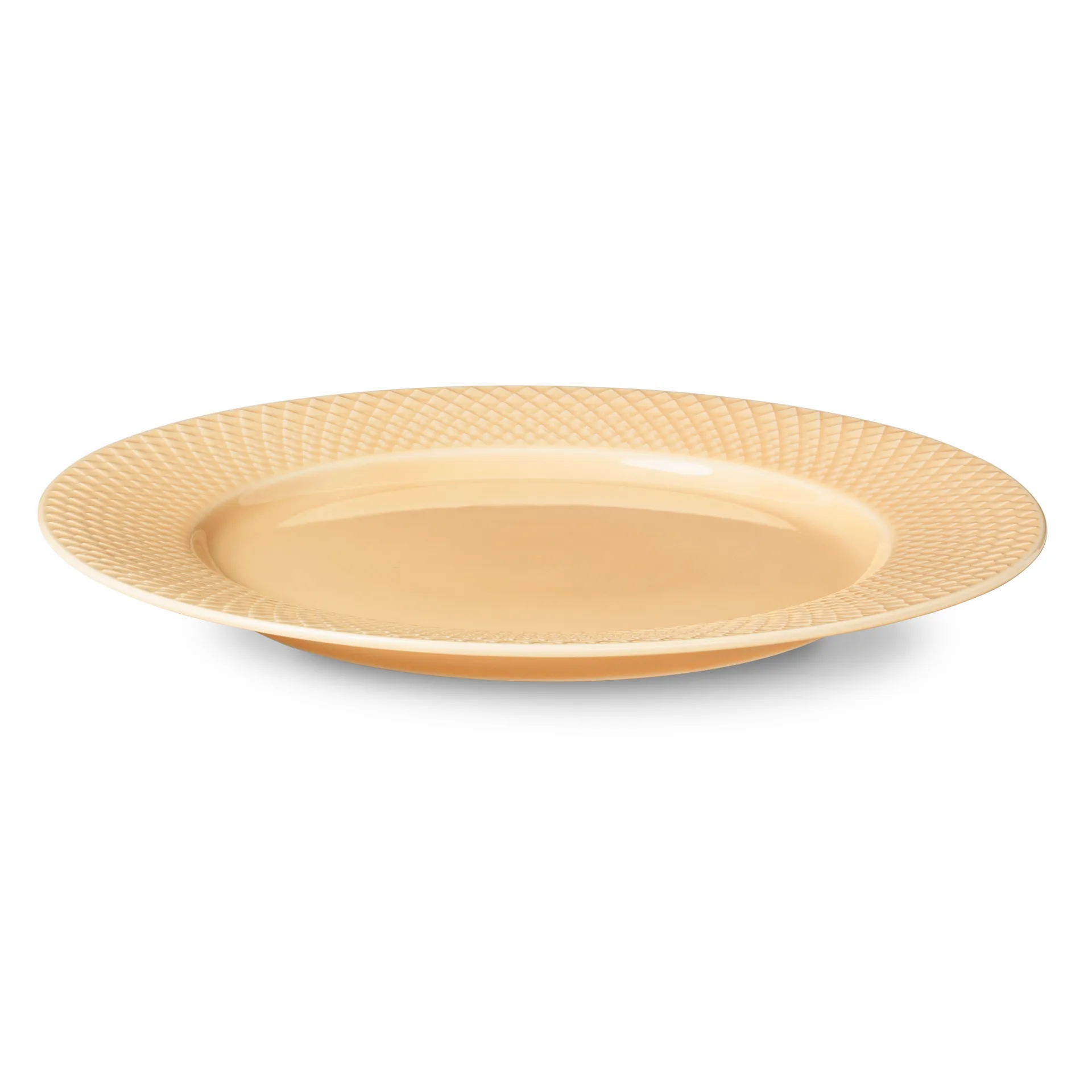 Rhombe沙色餐盘, 27cm Lyngby Porcelæn