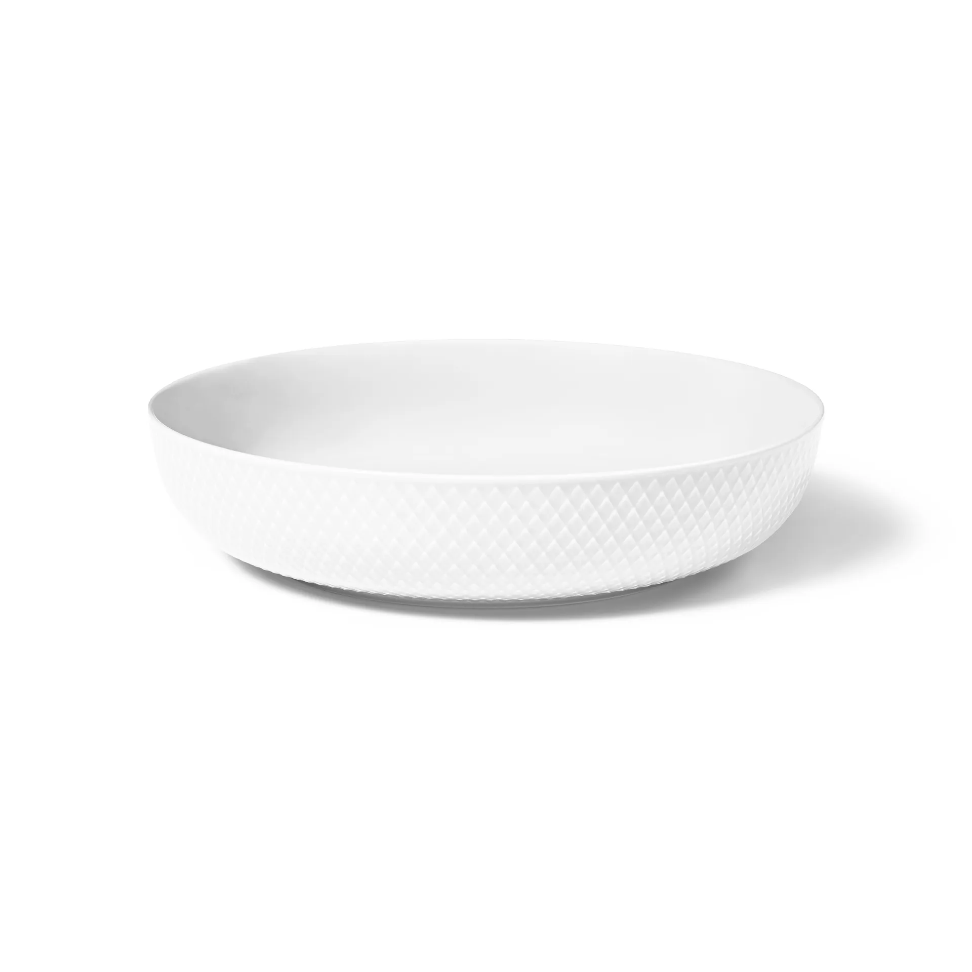 Rhombe 餐用碗 Ø28cm, 白色 Lyngby Porcelæn