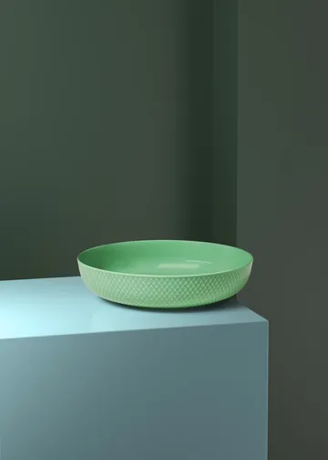 Rhombe 餐用碗 Ø28cm - 绿色 - Lyngby Porcelæn