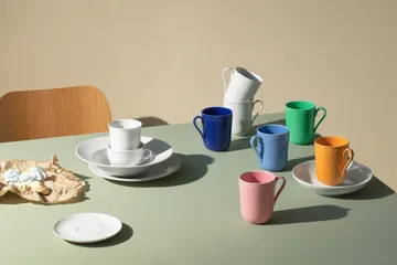 Rhombe 带柄马克杯330ml - Dark 蓝色 - Lyngby Porcelæn