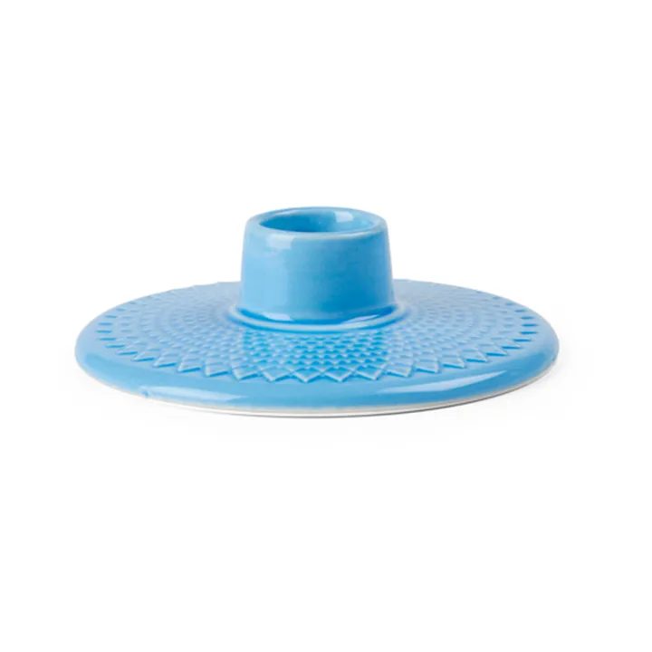 Rhombe 烛台3cm - 蓝色 - Lyngby Porcelæn