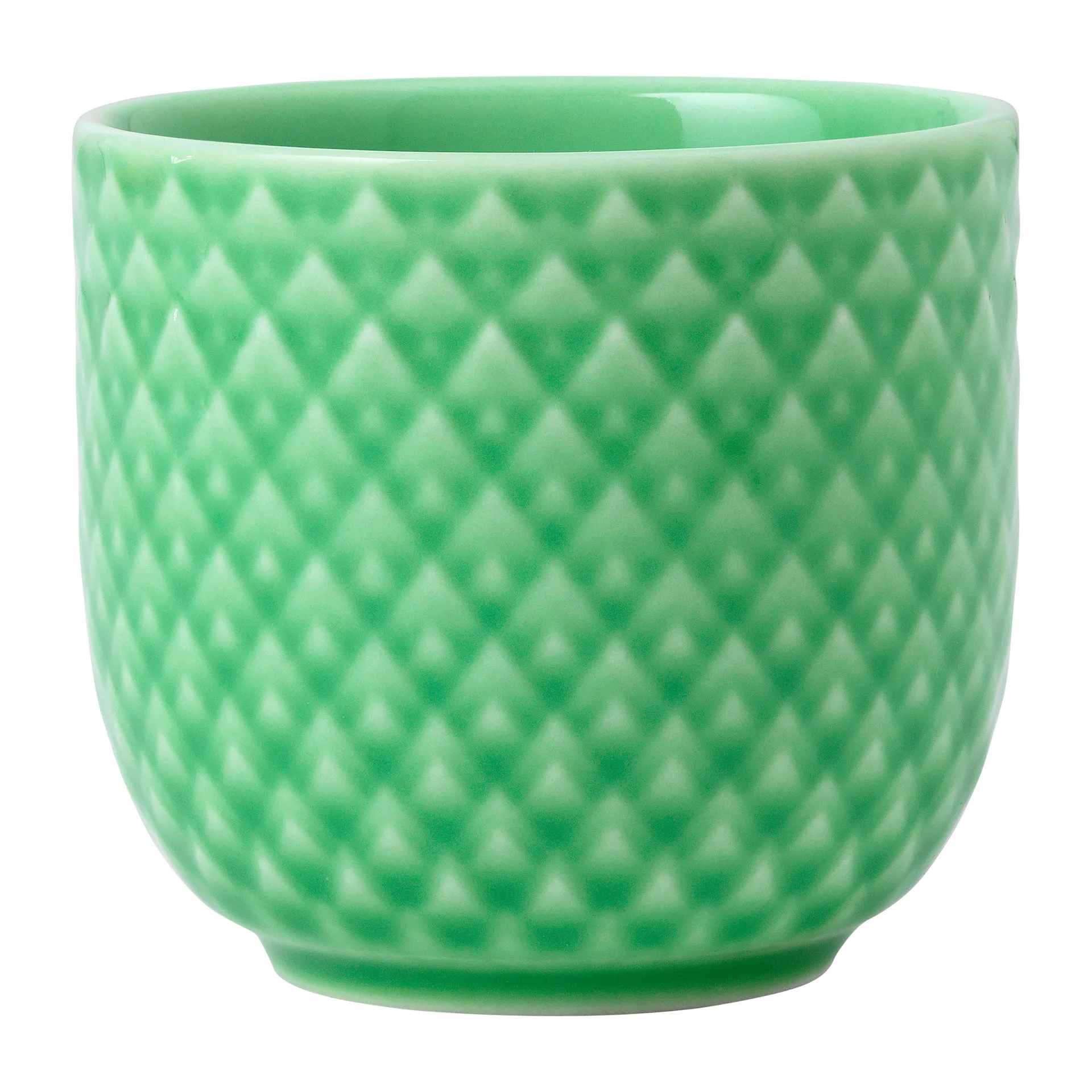 Rhombe 蛋杯 Ø5cm, 绿色 Lyngby Porcelæn