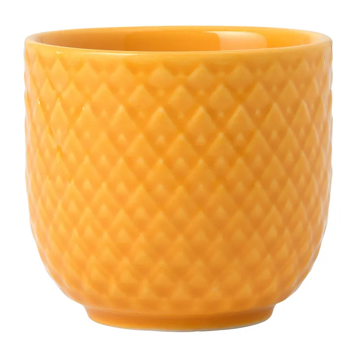 Rhombe 蛋杯 Ø5cm - 黄色 - Lyngby Porcelæn
