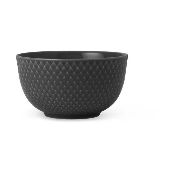 Rhombe Earth 碗Ø11cm - 板岩灰 - Lyngby Porcelæn