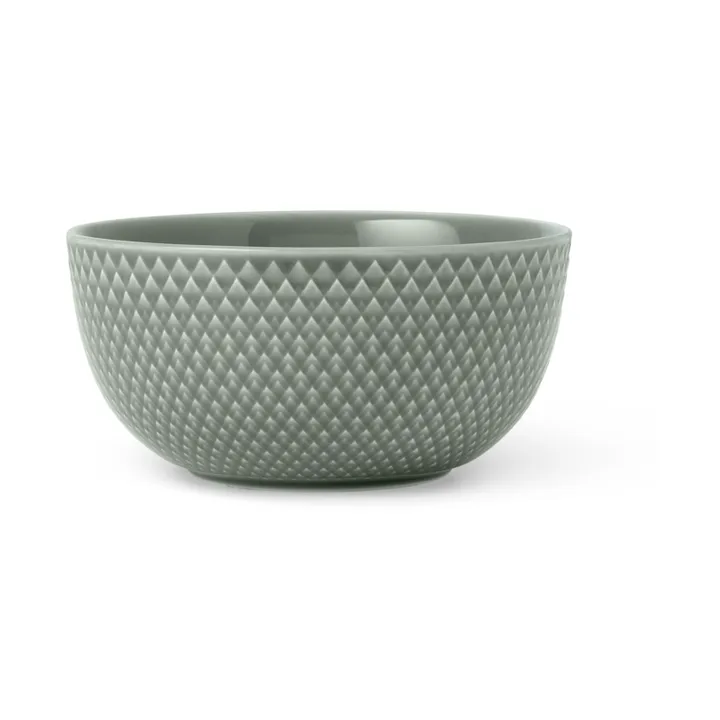 Rhombe Earth 碗Ø13cm - 苔藓绿 - Lyngby Porcelæn