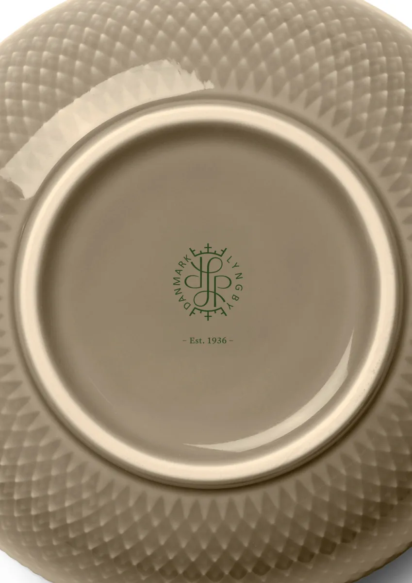 Rhombe Earth 碗Ø15.5cm, 陶土色 Lyngby Porcelæn