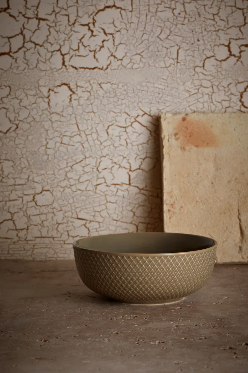 Rhombe Earth 碗Ø15.5cm, 陶土色 Lyngby Porcelæn