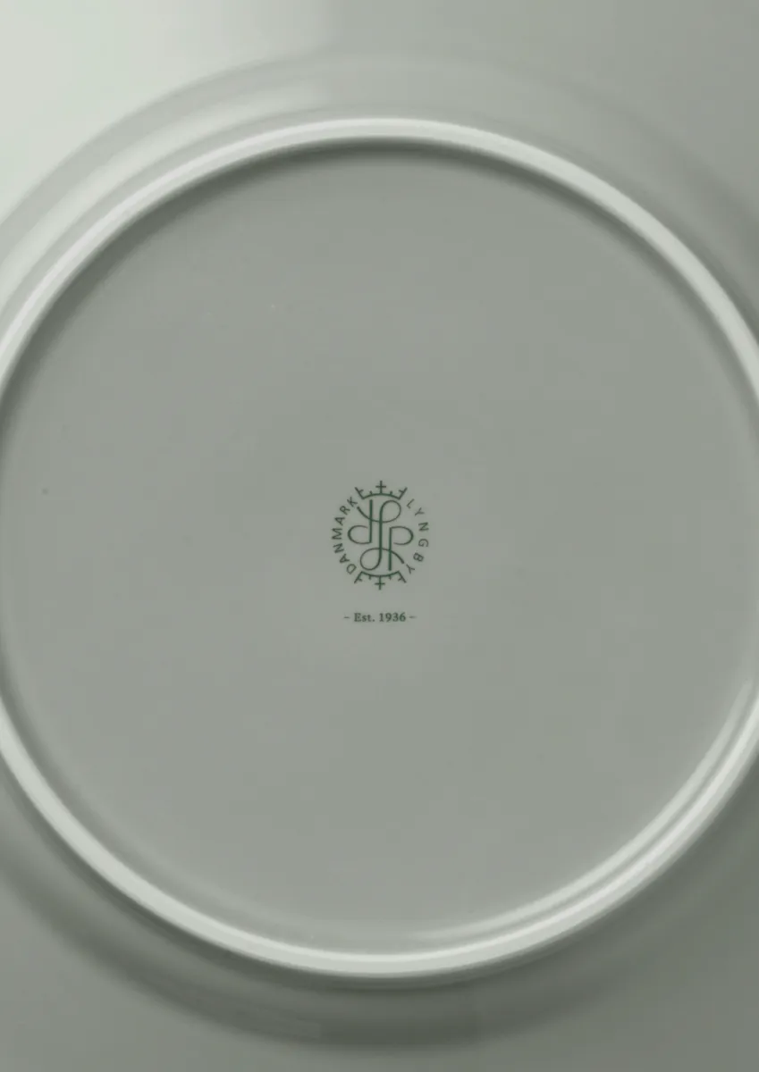 Rhombe Earth 午餐盘Ø21cm, 苔藓绿 Lyngby Porcelæn