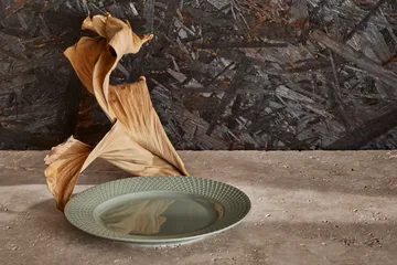 Rhombe Earth 午餐盘Ø21cm - 苔藓绿 - Lyngby Porcelæn