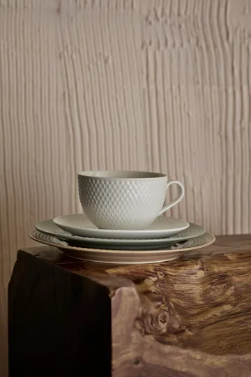 Rhombe Earth 午餐盘Ø21cm - 苔藓绿 - Lyngby Porcelæn