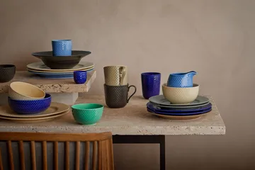 Rhombe Earth 午餐盘Ø21cm - 苔藓绿 - Lyngby Porcelæn