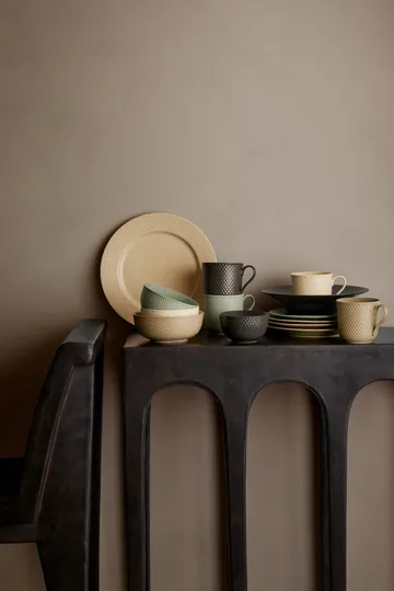 Rhombe Earth 午餐盘Ø23cm - 陶土色 - Lyngby Porcelæn