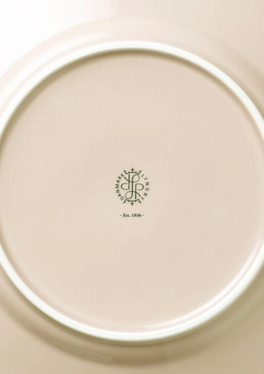 Rhombe Earth 餐盘Ø27cm, 大理石纹 Lyngby Porcelæn