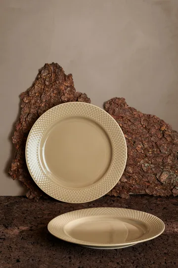 Rhombe Earth 餐盘Ø27cm - 大理石纹 - Lyngby Porcelæn