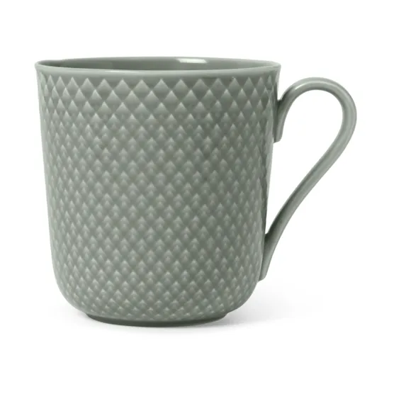 Rhombe Earth 马克杯390ml - 苔藓绿 - Lyngby Porcelæn