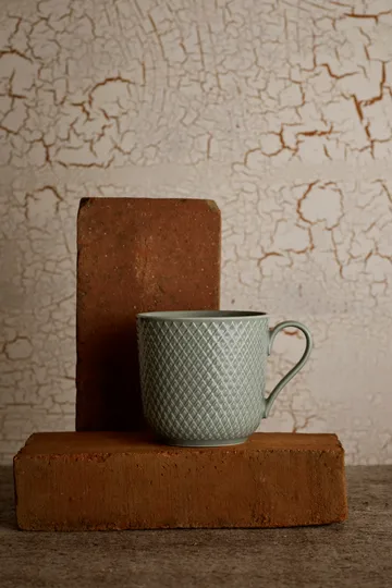 Rhombe Earth 马克杯390ml - 苔藓绿 - Lyngby Porcelæn