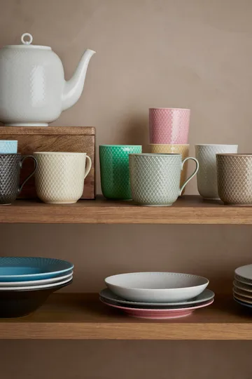 Rhombe Earth 马克杯390ml - 苔藓绿 - Lyngby Porcelæn