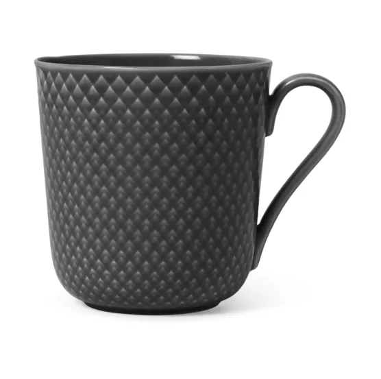 Rhombe Earth 马克杯390ml - 板岩灰 - Lyngby Porcelæn
