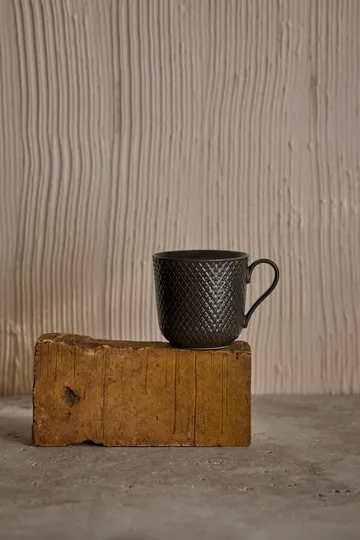 Rhombe Earth 马克杯390ml - 板岩灰 - Lyngby Porcelæn