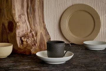 Rhombe Earth 马克杯390ml - 板岩灰 - Lyngby Porcelæn