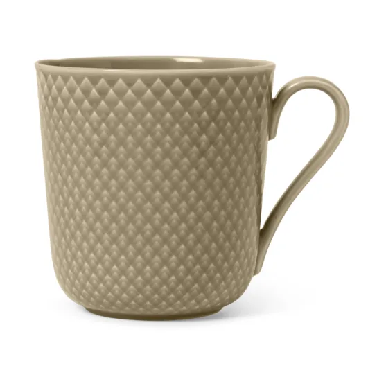 Rhombe Earth 马克杯390ml - 陶土色 - Lyngby Porcelæn