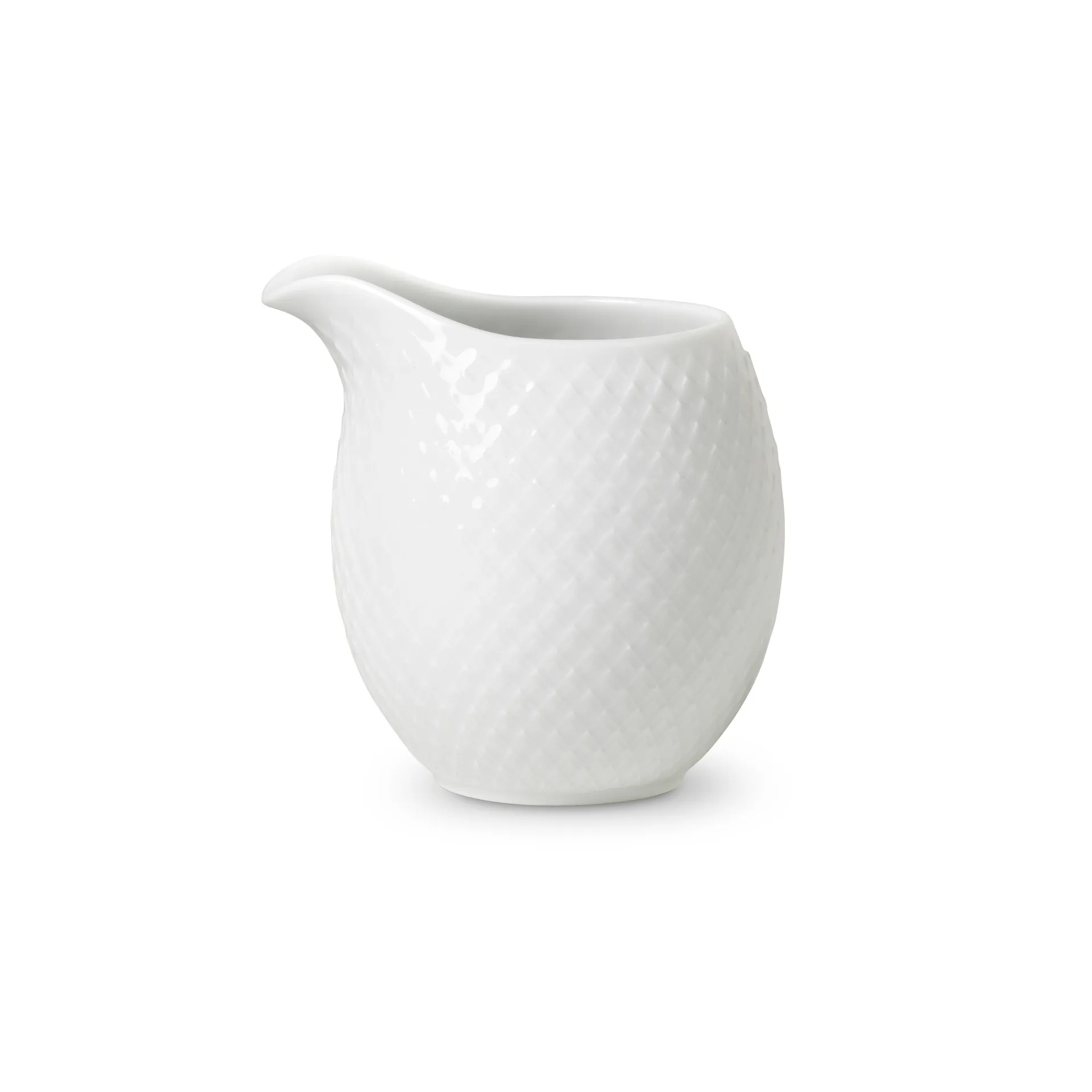Rhombe milk pitcher 39 cl, 白色 Lyngby Porcelæn