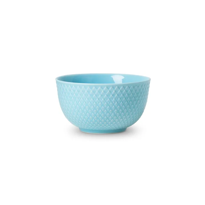 Rhombe碗320ml - 绿松石色 - Lyngby Porcelæn
