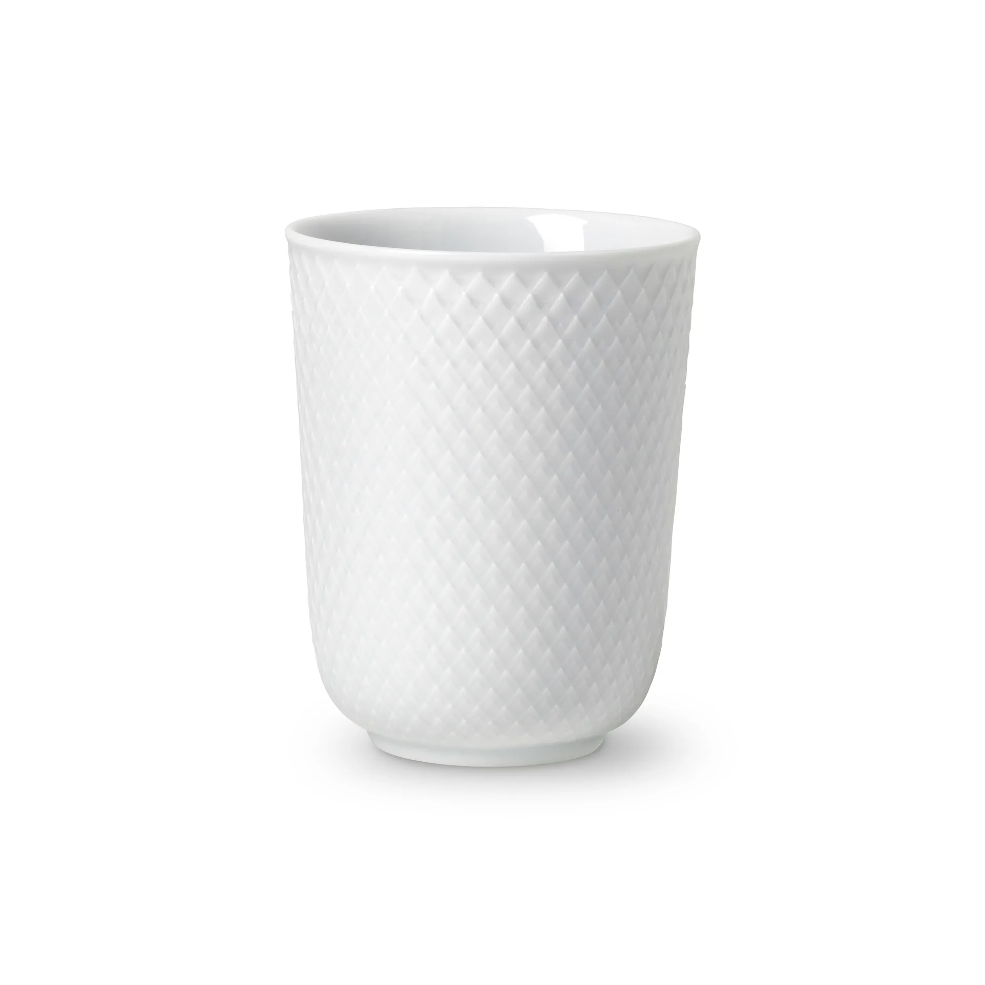 Rhombe无柄马克杯330ml, 白色 Lyngby Porcelæn