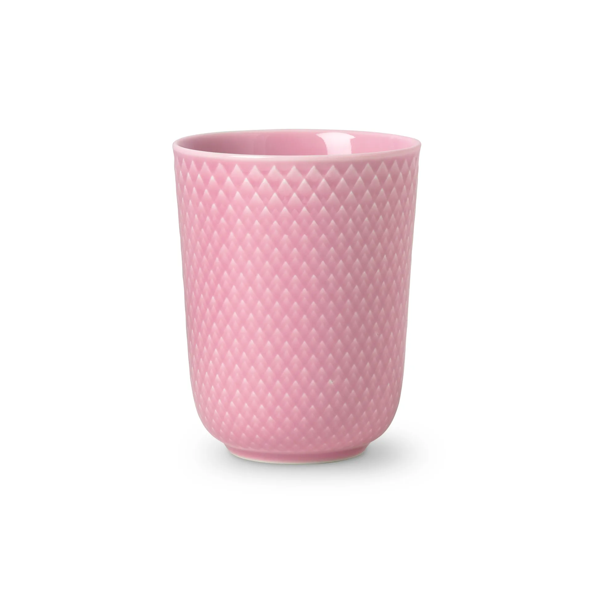 Rhombe无柄马克杯330ml, 粉色 Lyngby Porcelæn