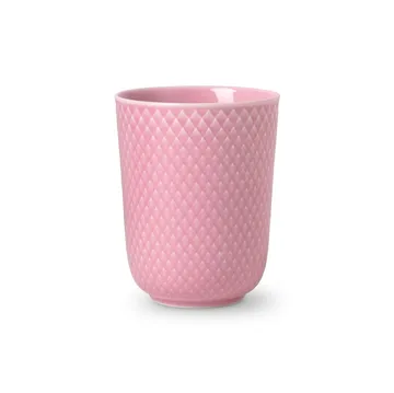 Rhombe无柄马克杯330ml - 粉色 - Lyngby Porcelæn