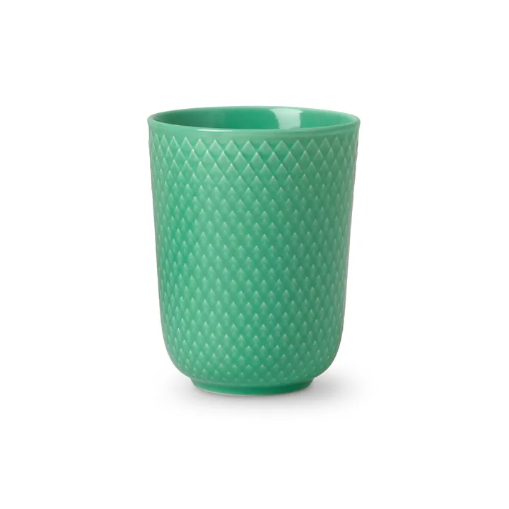 Rhombe无柄马克杯330ml - 绿色 - Lyngby Porcelæn