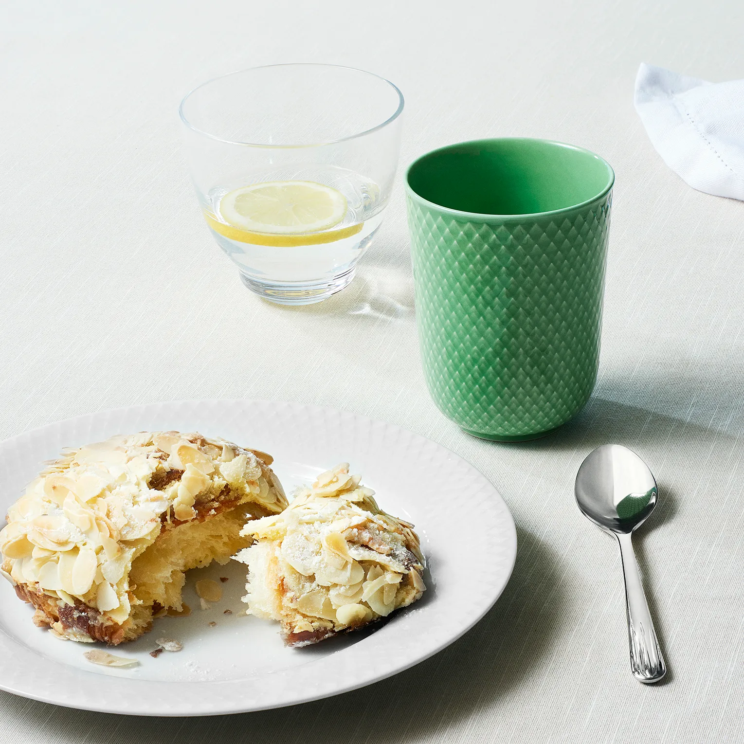 Rhombe无柄马克杯330ml, 绿色 Lyngby Porcelæn
