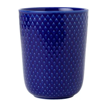 Rhombe无柄马克杯330ml - 深蓝色 - Lyngby Porcelæn