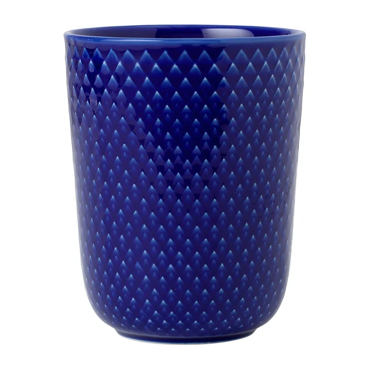 Rhombe无柄马克杯330ml - 深蓝色 - Lyngby Porcelæn