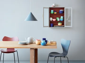 Rhombe无柄马克杯330ml - 绿松石色 - Lyngby Porcelæn
