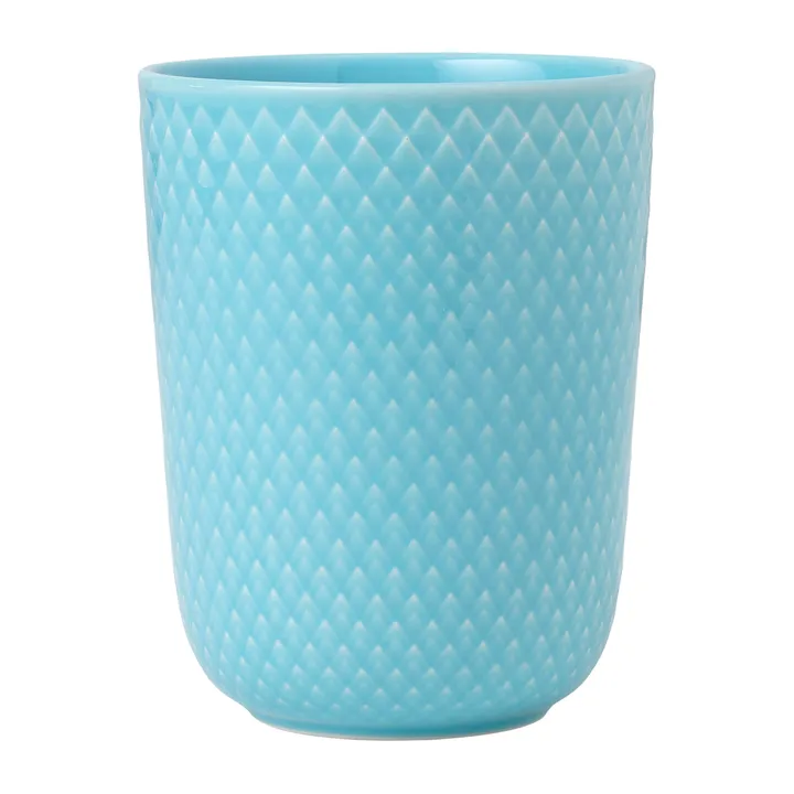 Rhombe无柄马克杯330ml - 绿松石色 - Lyngby Porcelæn