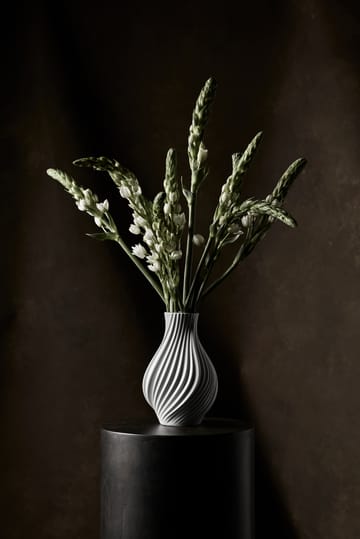 Twist 花瓶 18 cm - 白色 - Lyngby Porcelæn