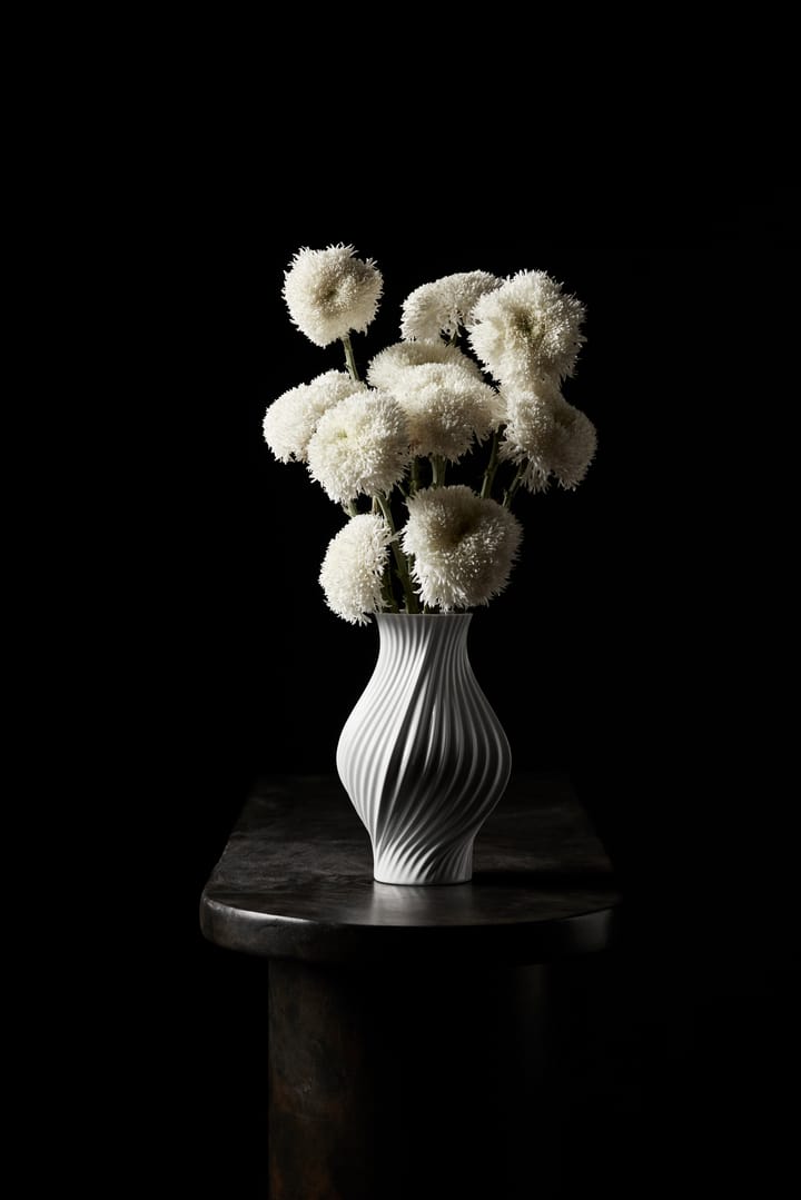 Twist 花瓶 25 cm, 白色 Lyngby Porcelæn