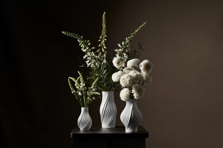Twist 花瓶 25 cm, 白色 Lyngby Porcelæn