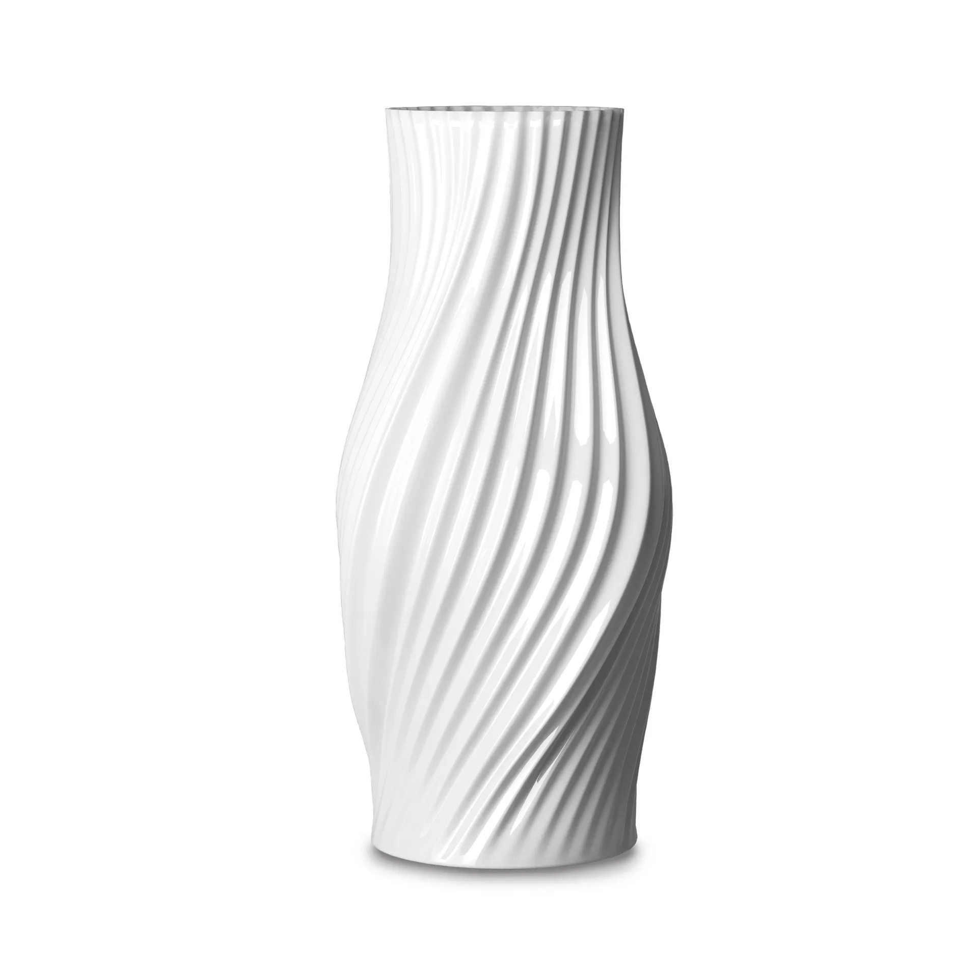 Twist 花瓶 31 cm, 白色 Lyngby Porcelæn