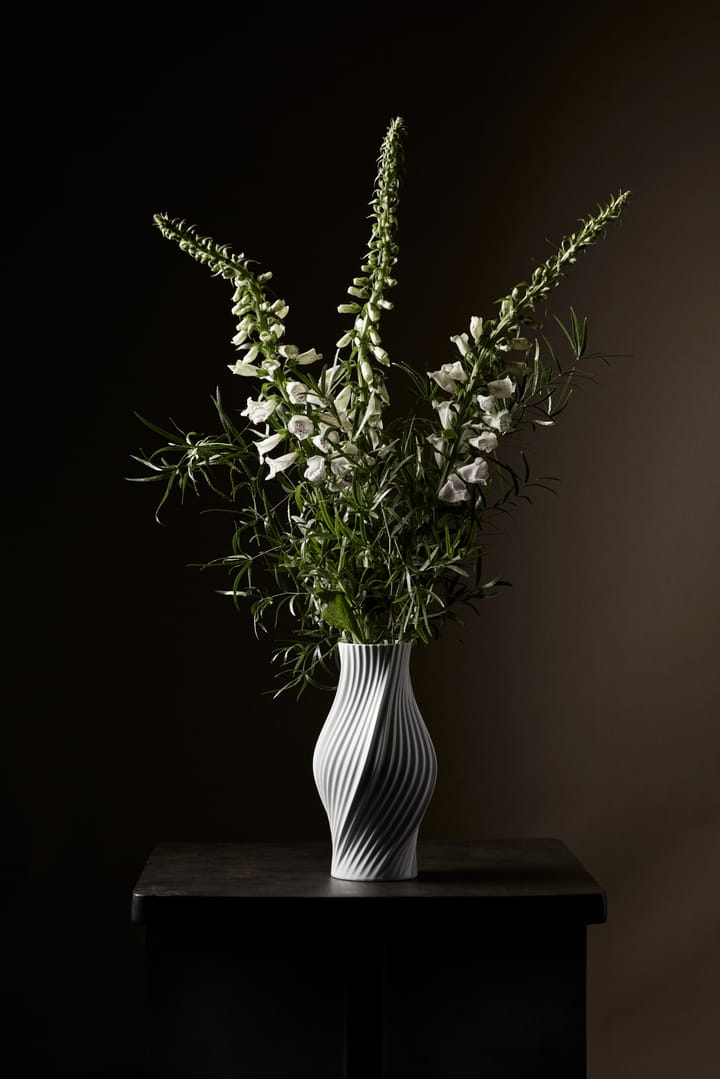 Twist 花瓶 31 cm, 白色 Lyngby Porcelæn