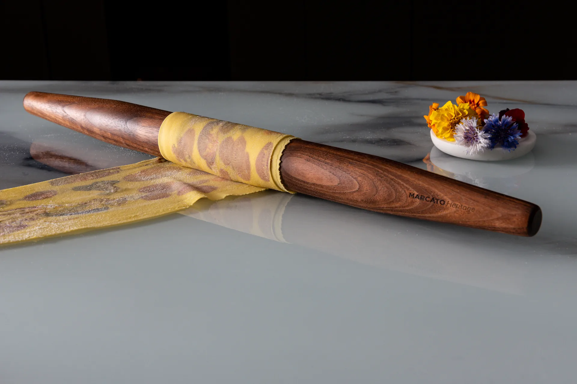 Marcato Il mattarello pasta rolling pin 55 cm, 褐色 Marcato