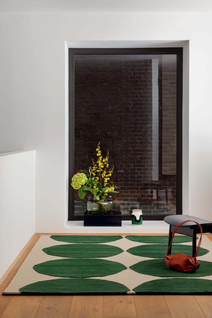 Isot Kivet 羊毛地毯, 绿色, 140x200 cm Marimekko