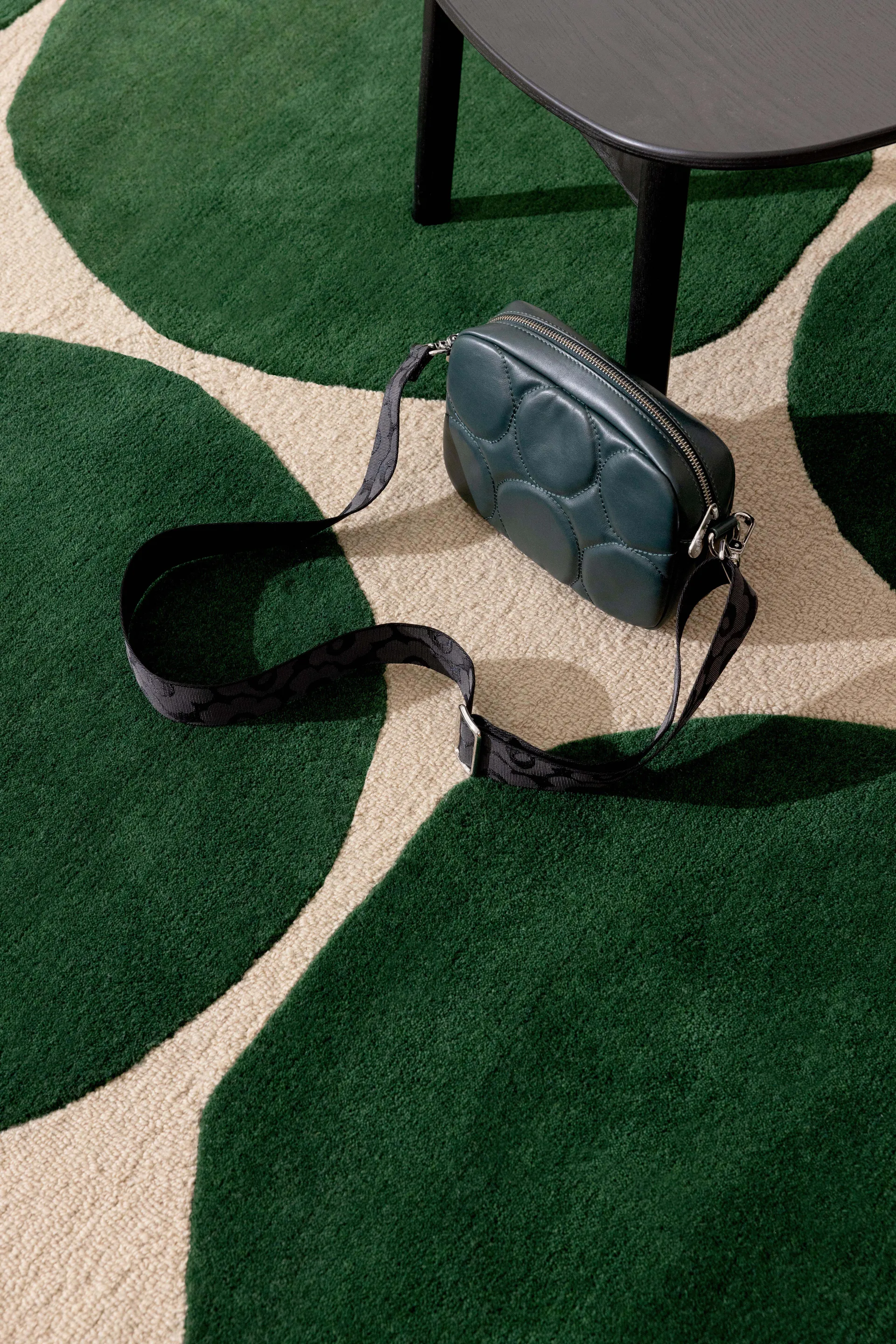 Isot Kivet 羊毛地毯, 绿色, 140x200 cm Marimekko