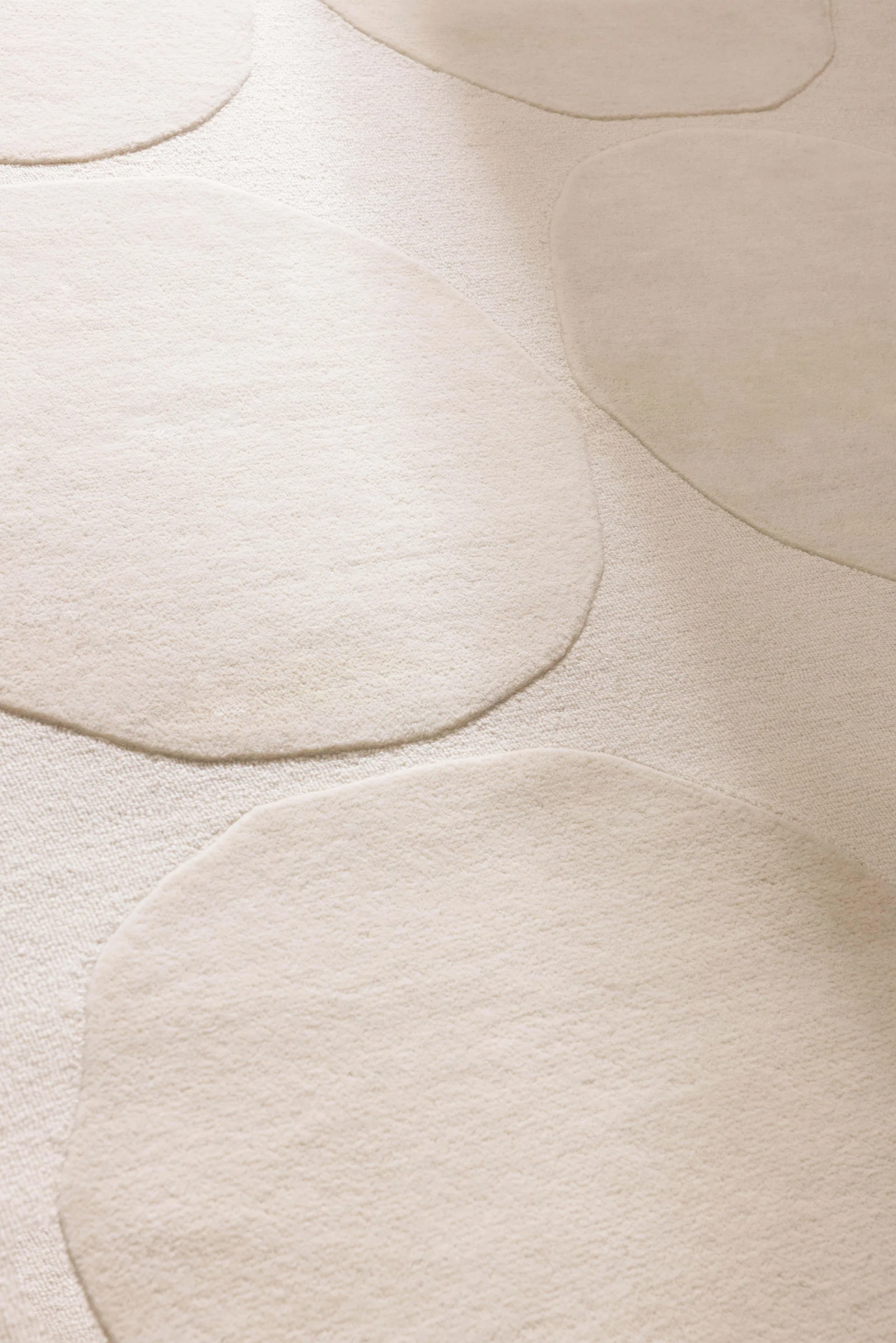 Isot Kivet 羊毛地毯, 原色/自然色 白色, 170x240 cm Marimekko