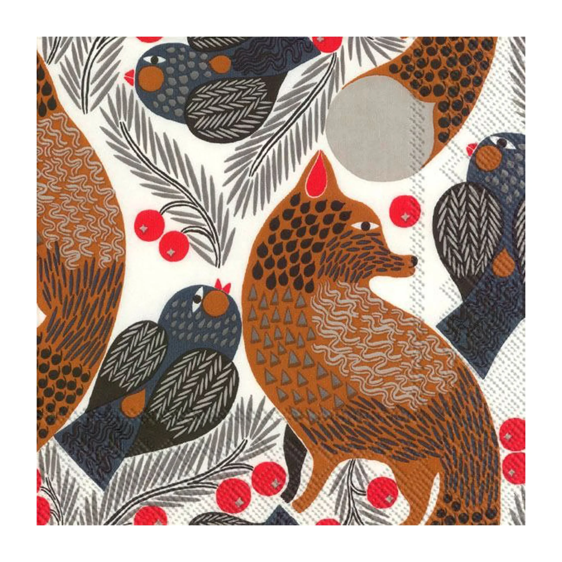 Ketunmarja 餐巾纸 33x33cm 20件装, 白色 Marimekko