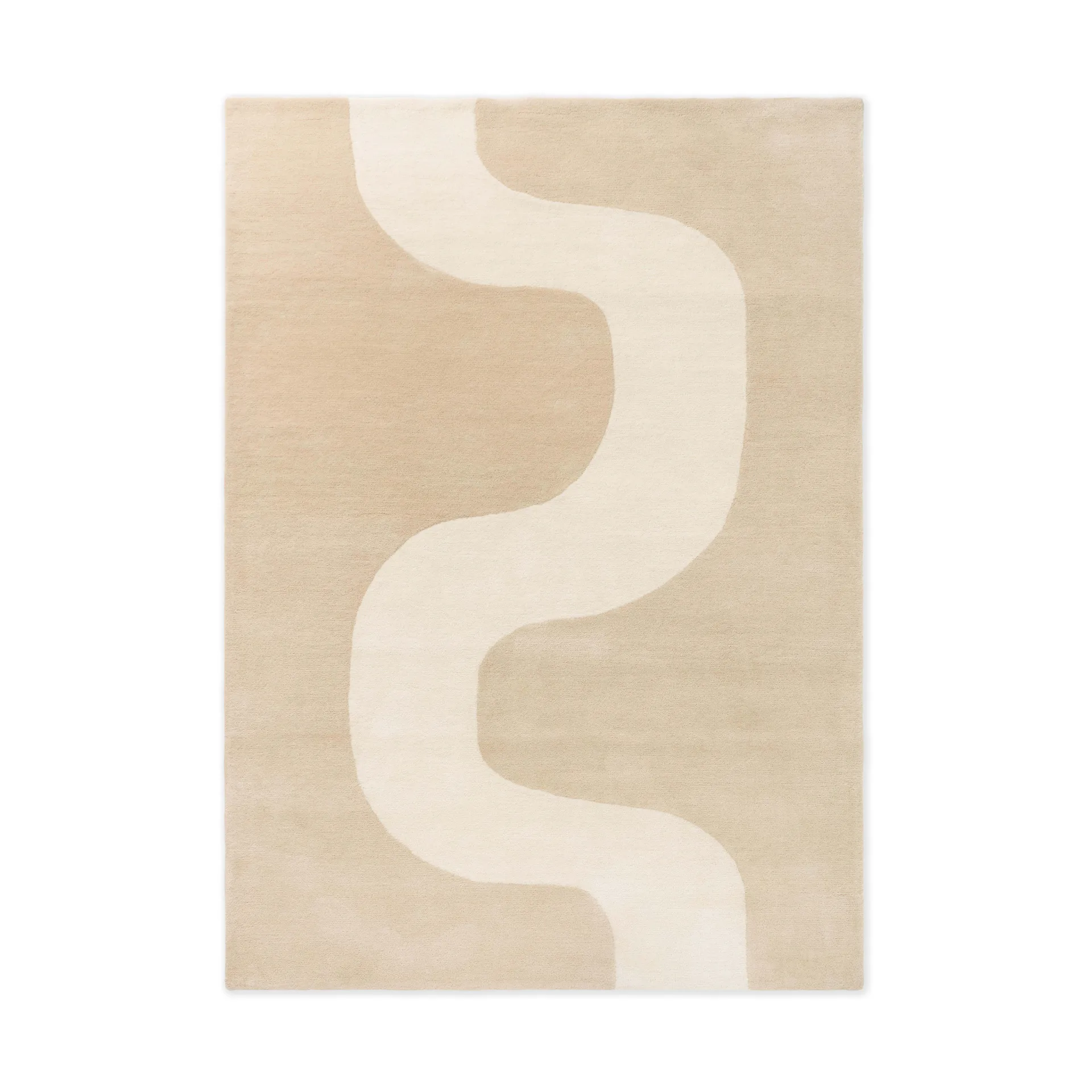 Seireeni 羊毛地毯, Warm 米色, 140x200 cm Marimekko