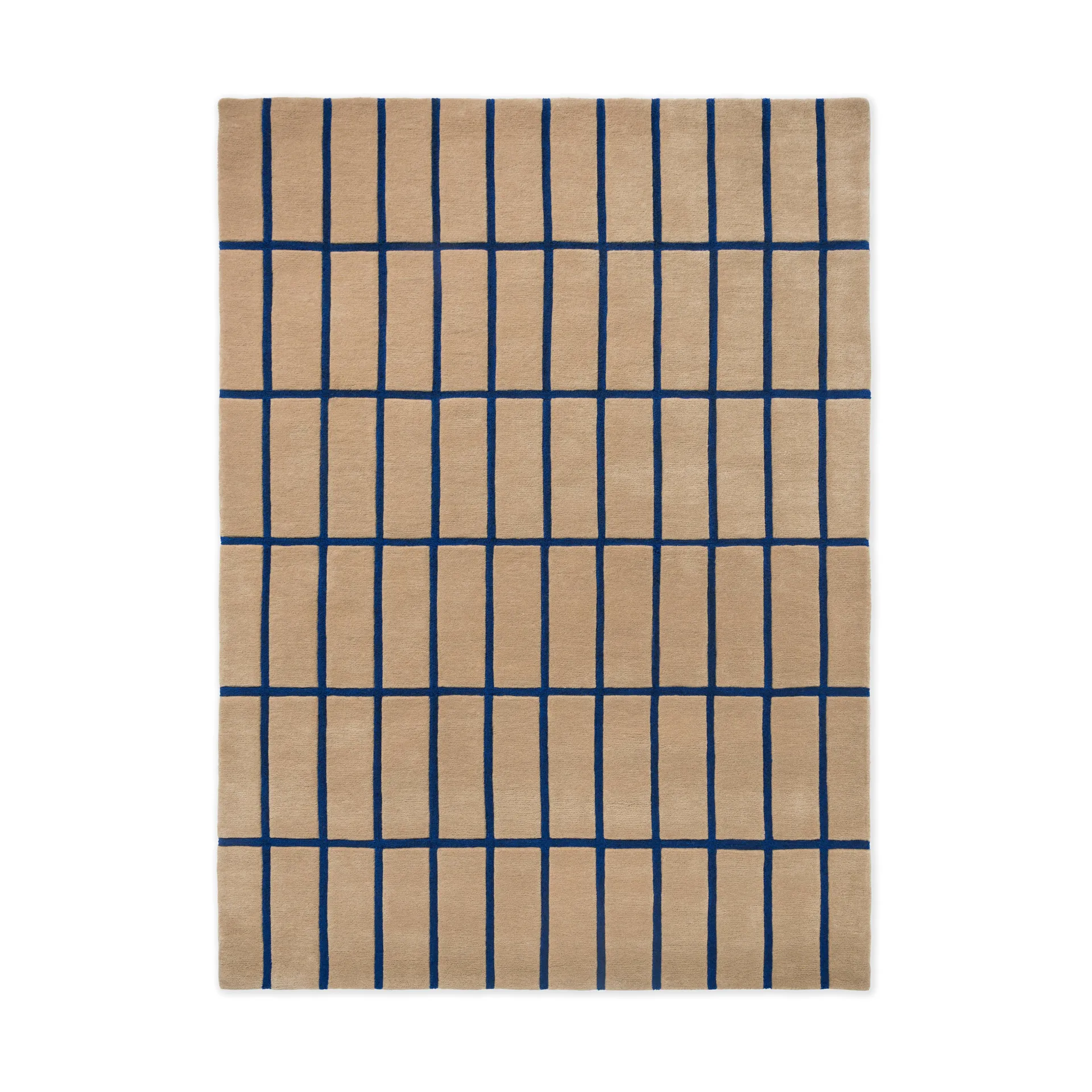 Tiiliskivi 羊毛地毯, 亮蓝色, 140x200 cm Marimekko