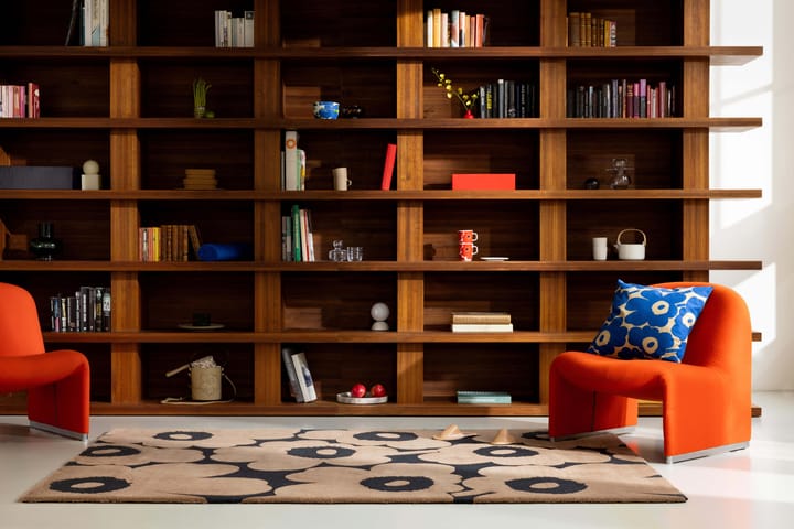 Unikko 羊毛地毯, 米色, 170x240 cm Marimekko