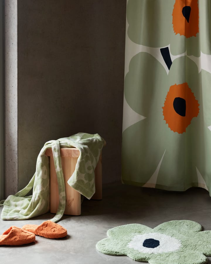 Unikko 浴室地垫 73x74 cm, Sage-米白色 Marimekko